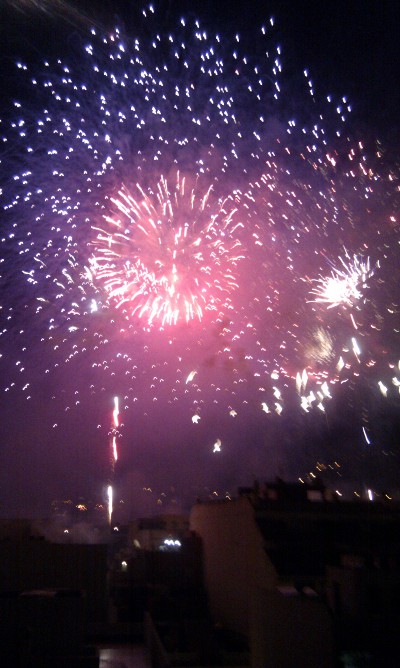 Feuerwerk in Los Realejos